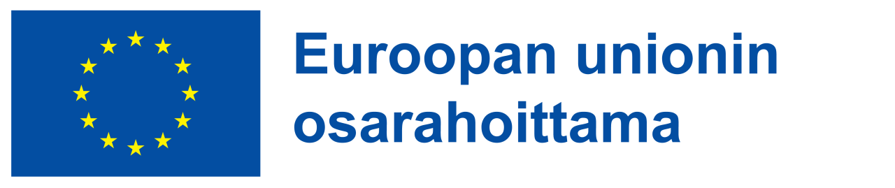 Euroopan unionin osarahoittama logo